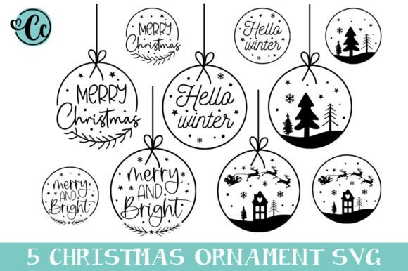 Christmas Ornament SVG Bundle Review