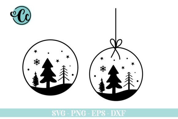 Christmas Ornament Svg for Embroidery Projects