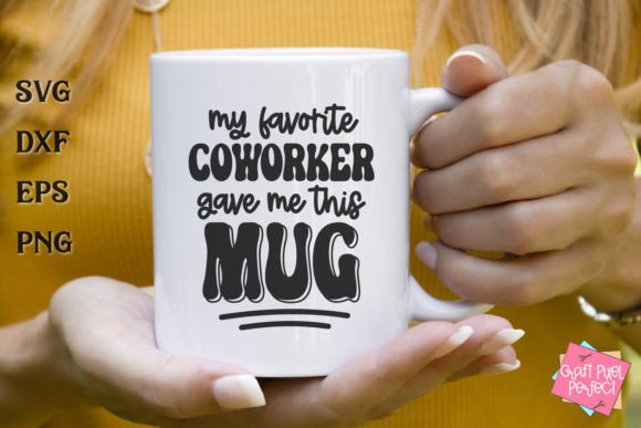 Funny Coworker Mug Embroidery Design Review