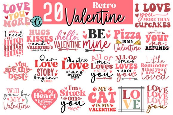 Retro Valentines SVG Bundle Review