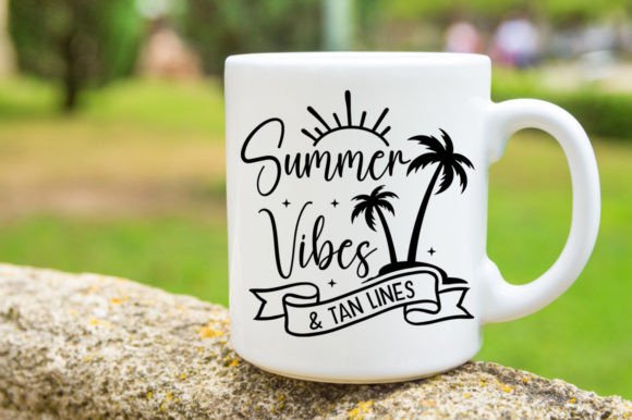 Summer Vibes Tan Lines Svg Mug Review