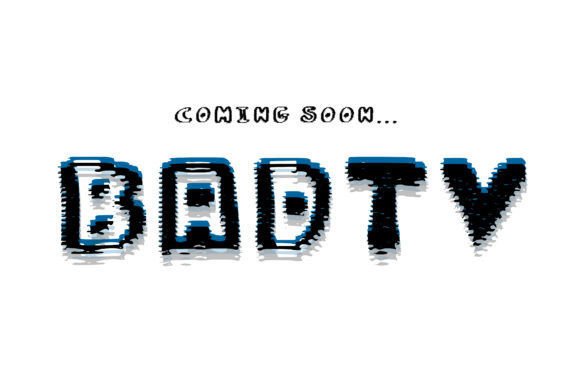 SVG Font Bundle Bad TV Outlined Review for Embroidery